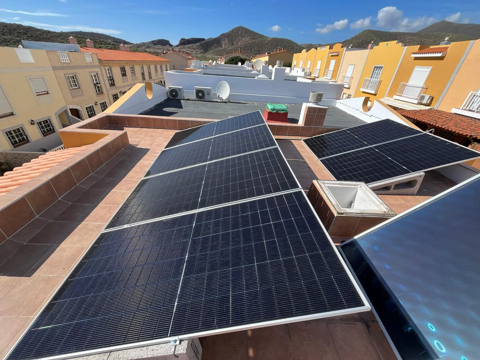 En la azotea · Instalación Solarclic