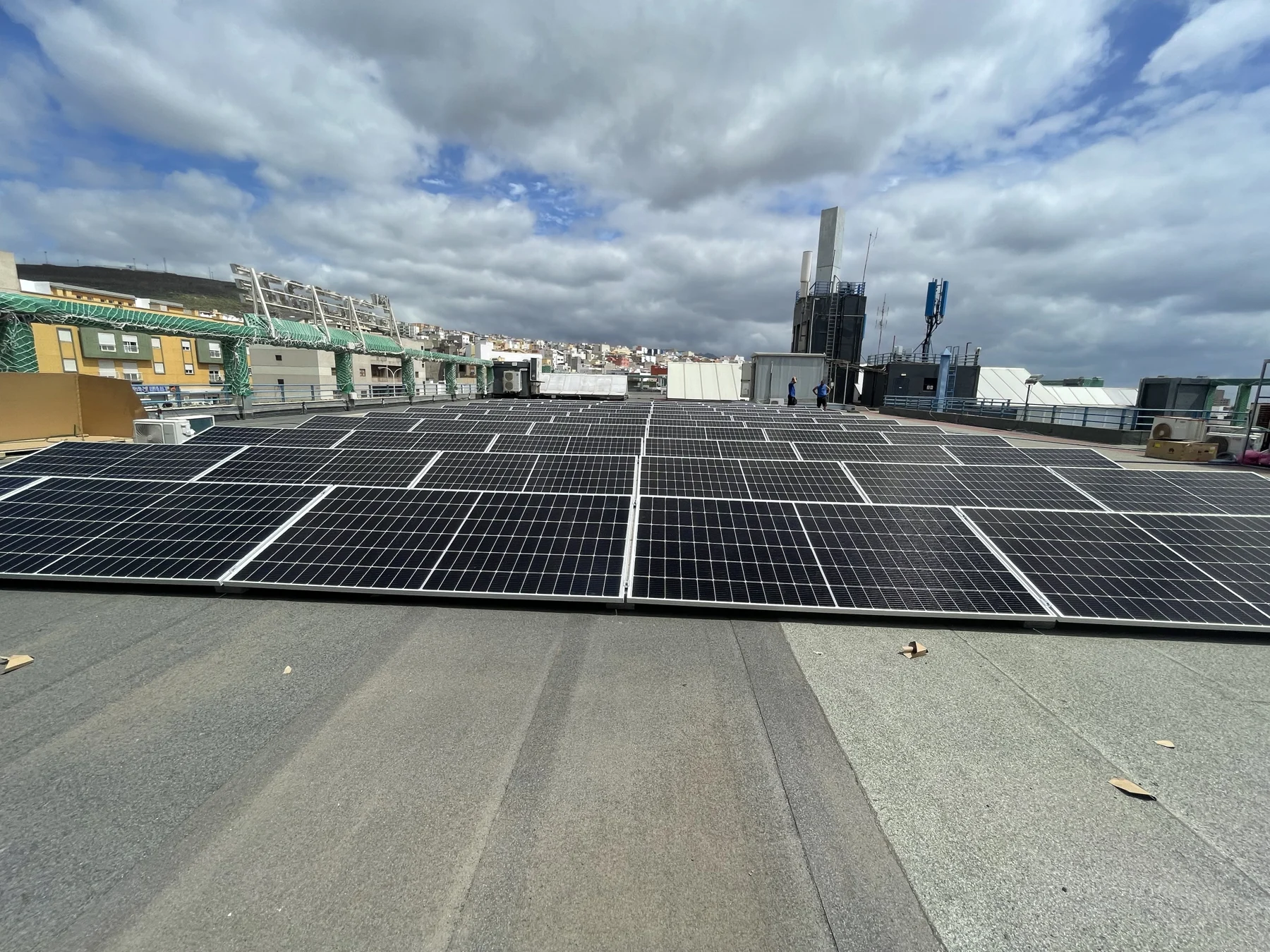 Cubiertas amplias · Instalación Solarclic