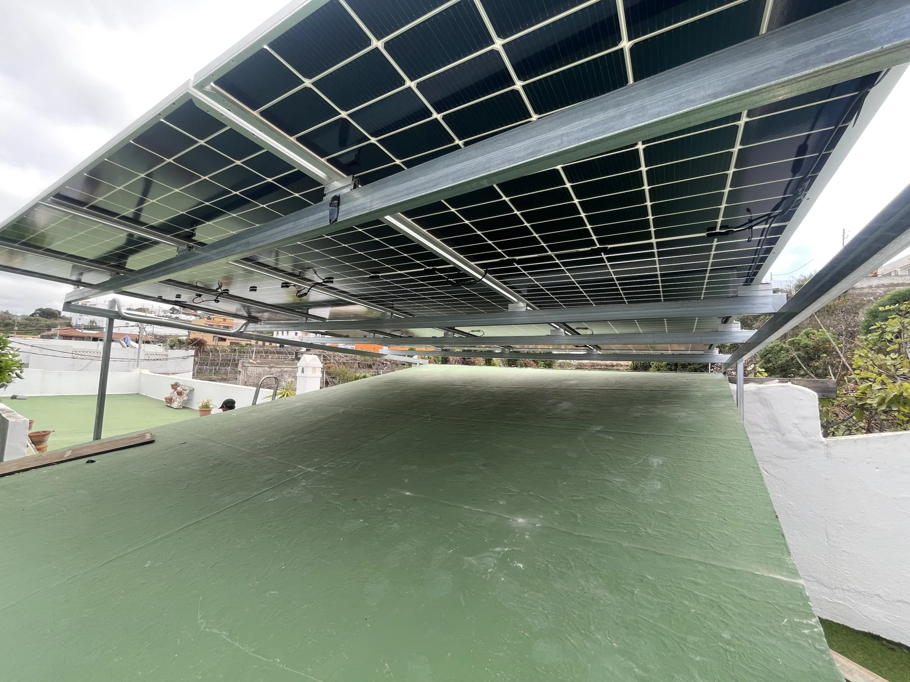 Estructura elevada · Instalación Solarclic