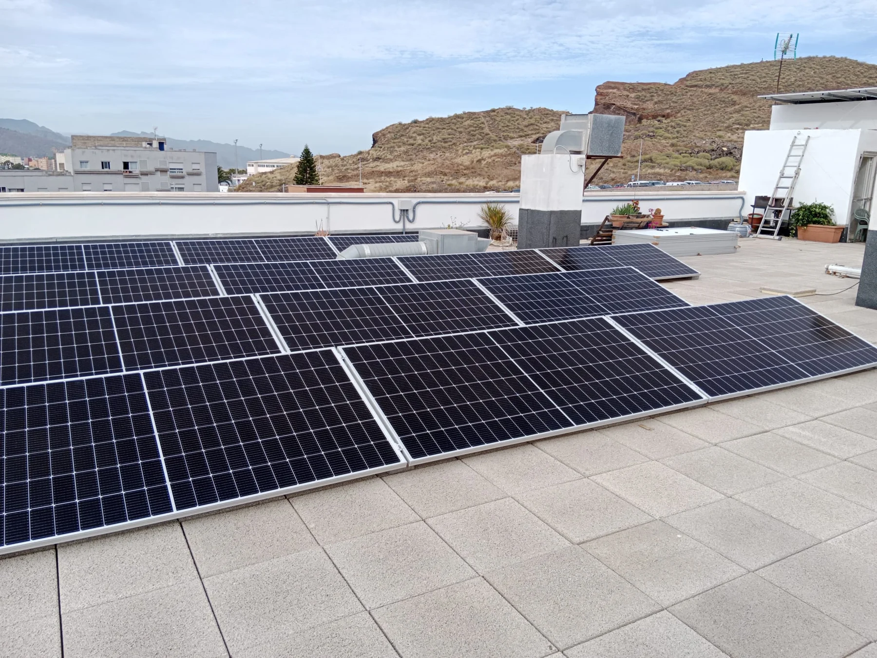 Montaje en filas · Instalación Solarclic